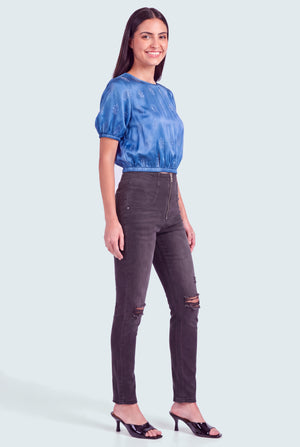 Black Fit Skinny Jeans - Hustle N Holla