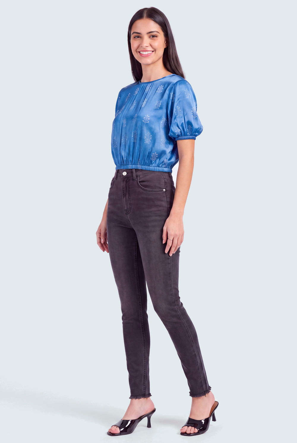 Black Washed Skinny Jeans - Hustle N Holla