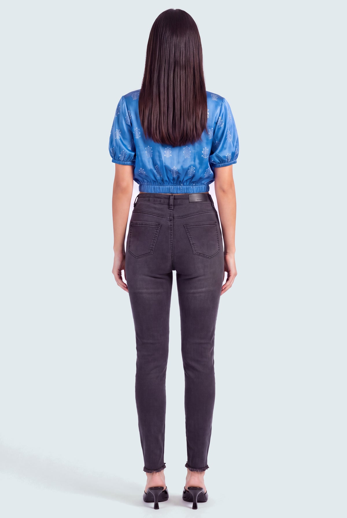 Black Washed Skinny Jeans - Hustle N Holla