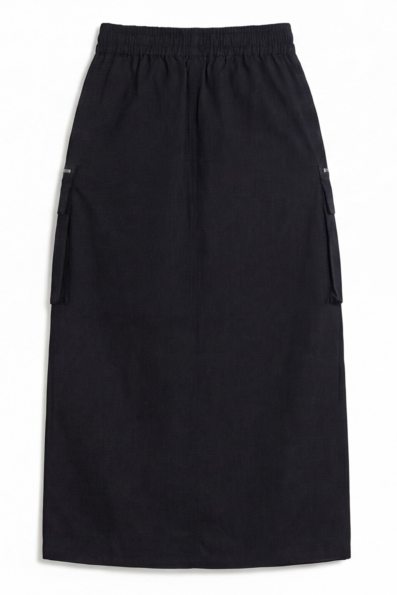 Black Zip Up Pockets Maxi Skirt - Hustle N Holla