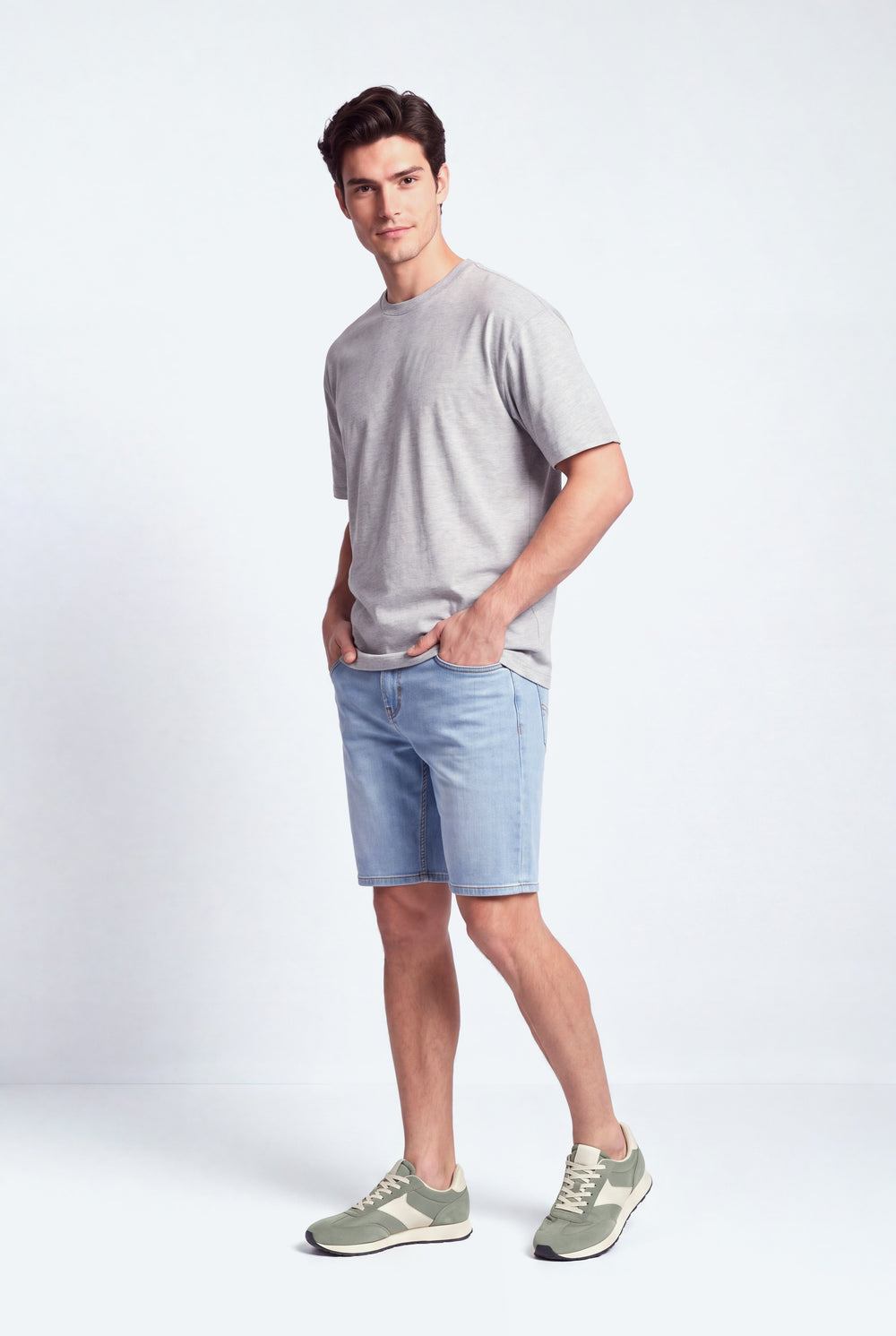 Blue Denim Shorts - Hustle N Holla
