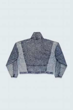 Blue Light Washed Oversized Jacket - Hustle N Holla