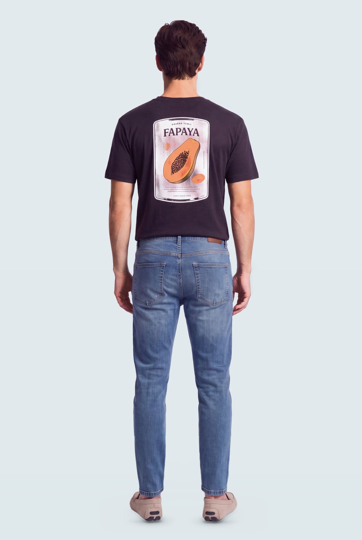 Blue Mid Washed Slim Fit Denim Jeans - Hustle N Holla