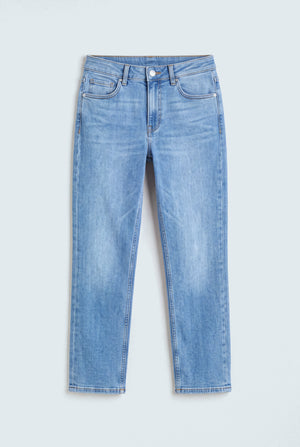 Blue Straight Fit Jeans - Hustle N Holla