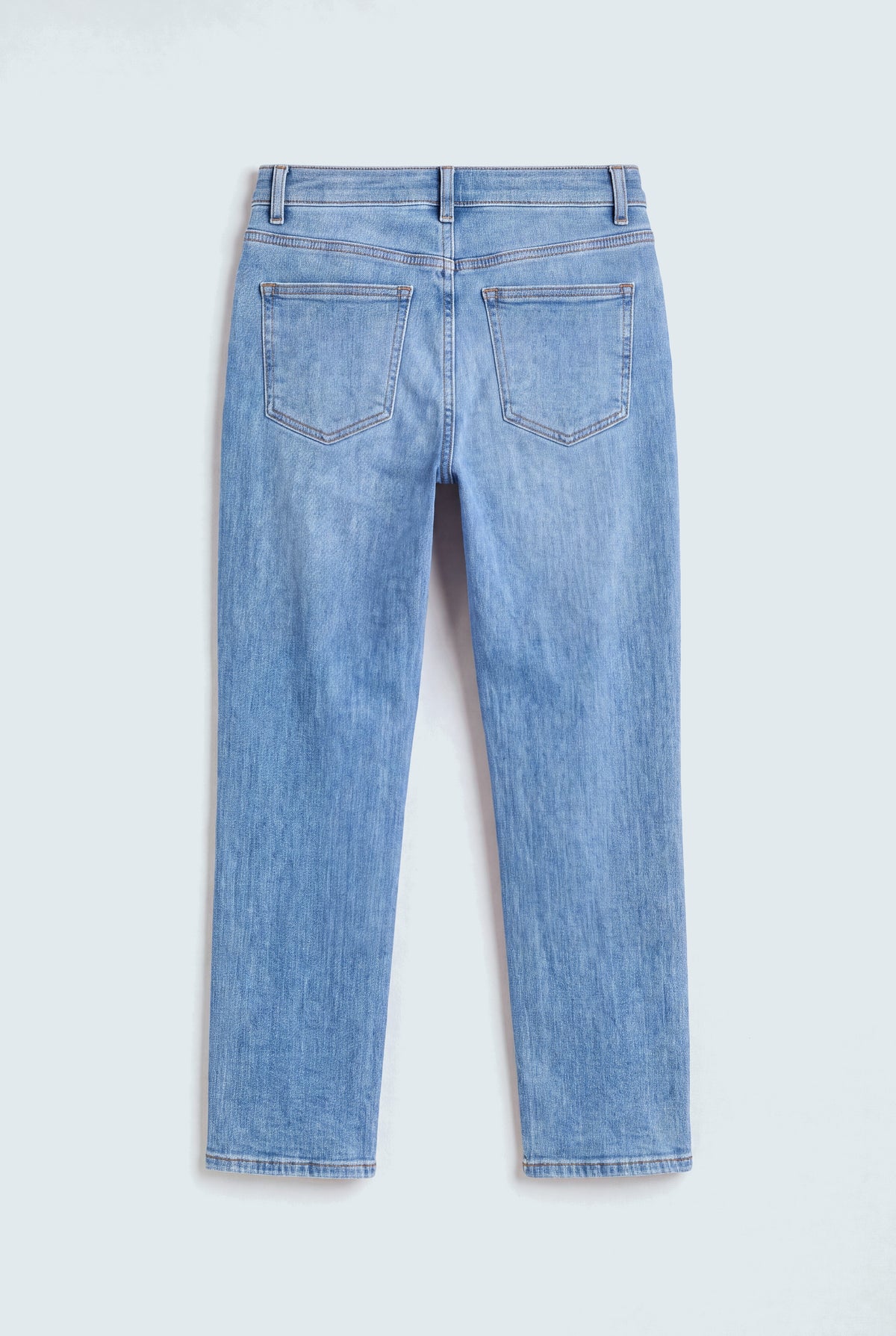 Blue Straight Fit Jeans - Hustle N Holla