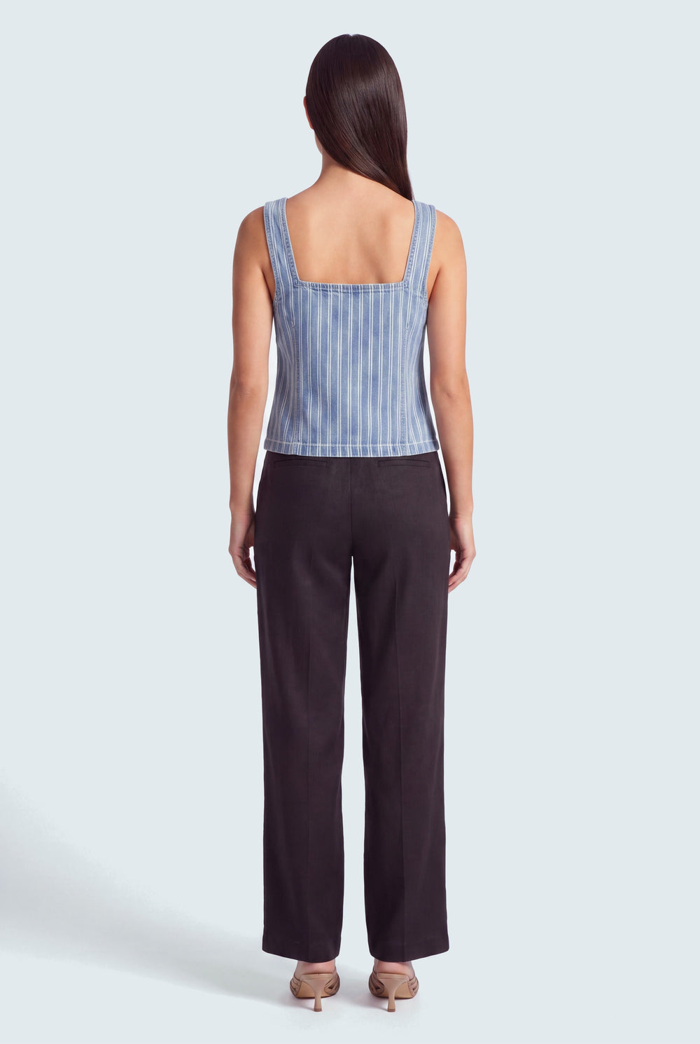 Blue Striped Slim Fit Top - Hustle N Holla