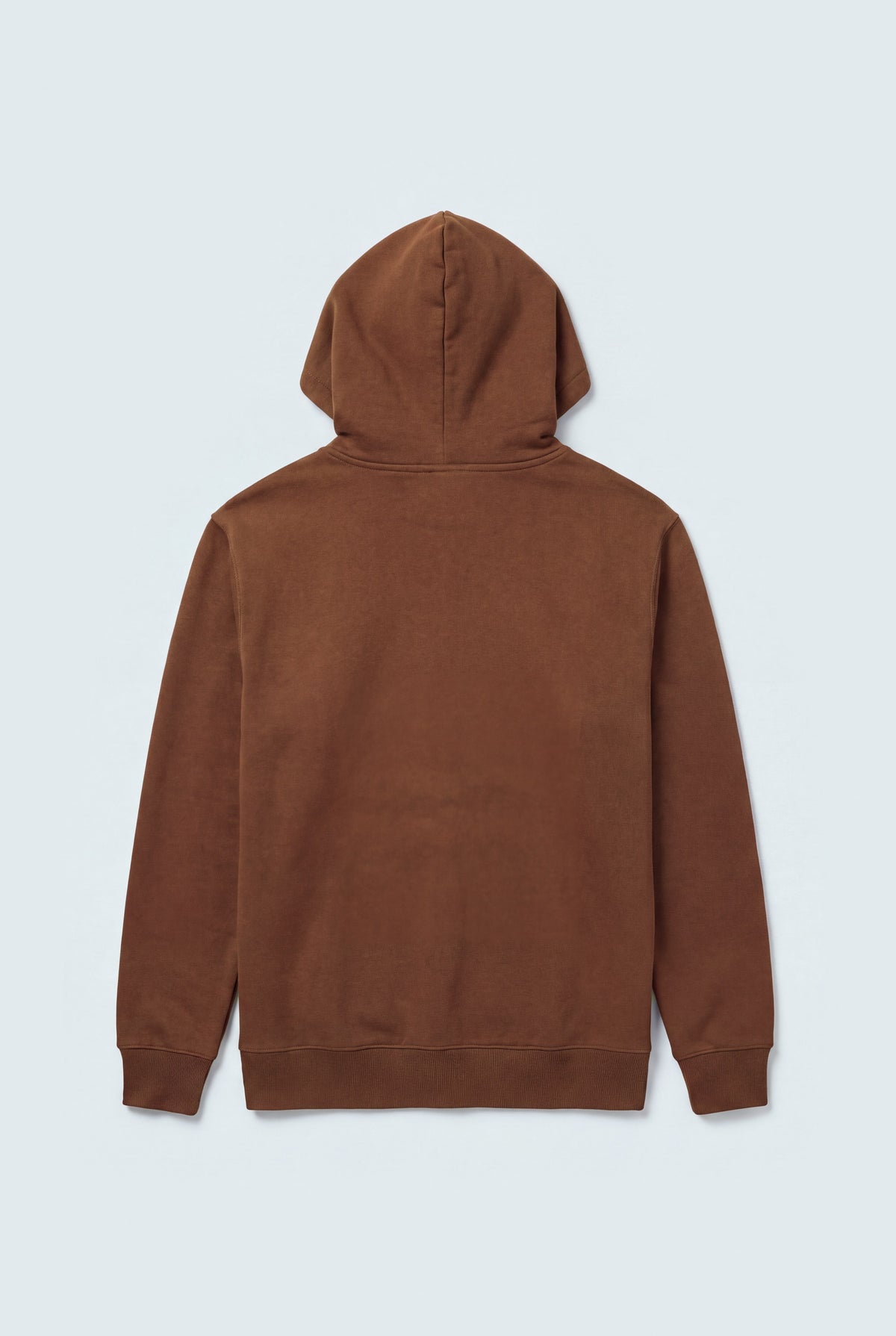 Brown Relaxed Fit Graphic Pull Over Hoodie - Hustle N Holla