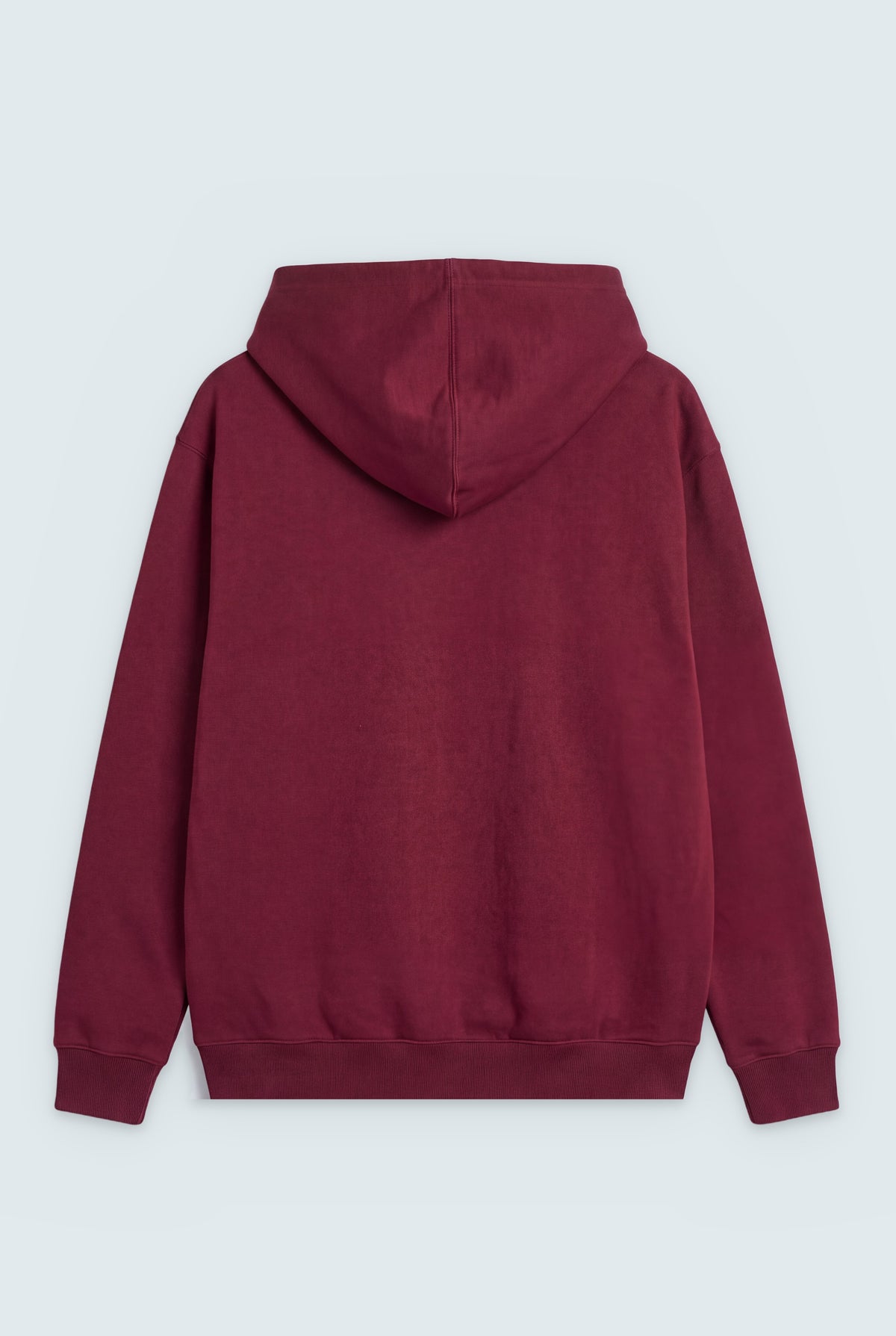 Burgundy Oversized Graphic Pull Over Hoodie - Hustle N Holla