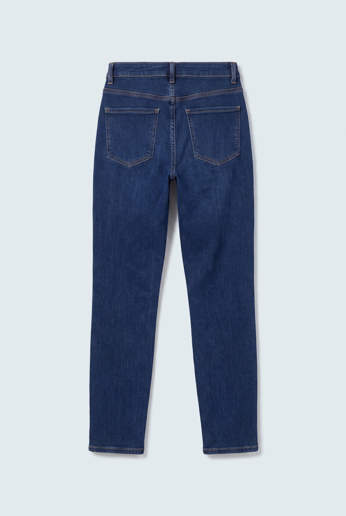 Dark Blue High Rise Slim Fit Jeans - Hustle N Holla