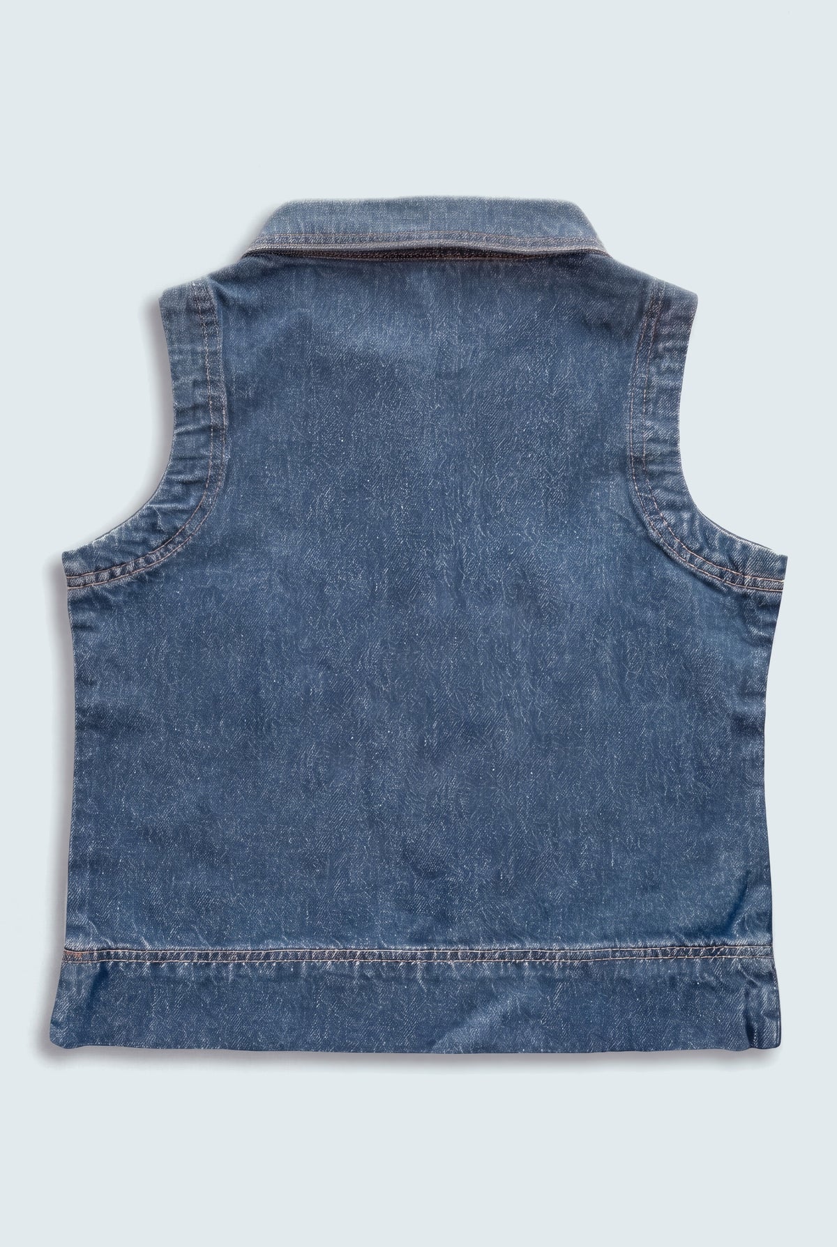 Dark Blue Relaxed Fit Denim Shirt - Hustle N Holla