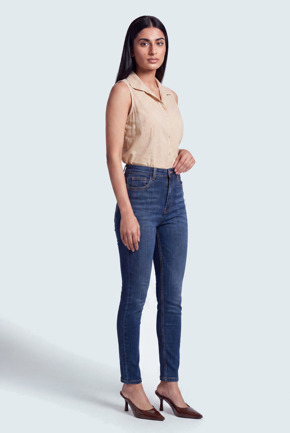 Dark Wash Denim Jeans - Hustle N Holla