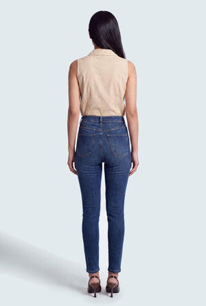 Dark Wash Denim Jeans - Hustle N Holla