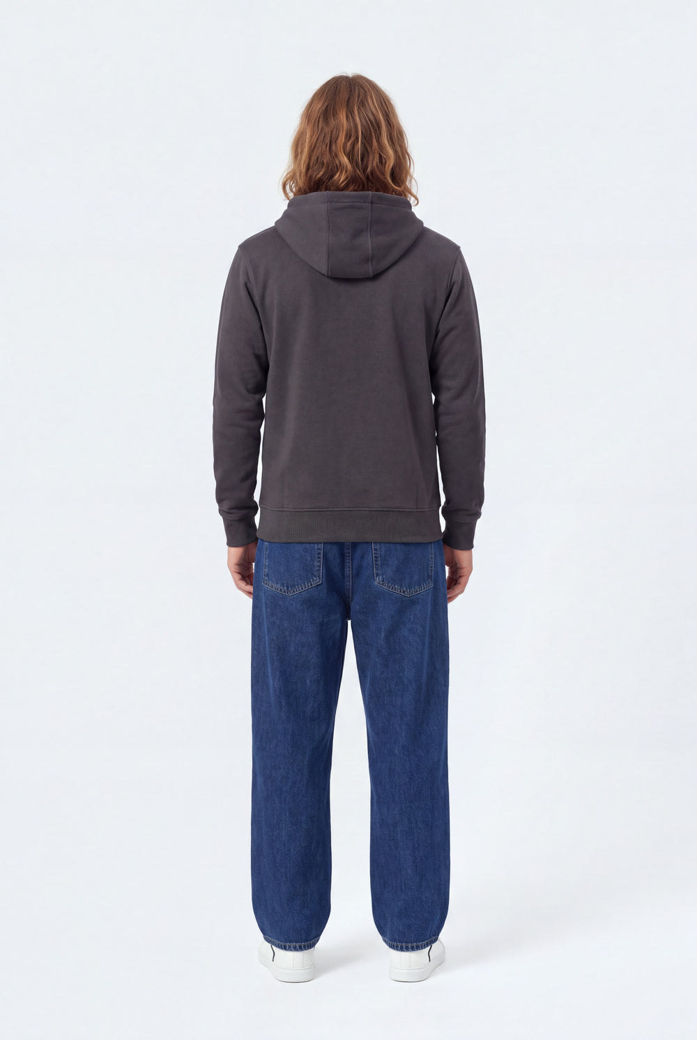 Grey Relaxed Fit Hoodie - Hustle N Holla
