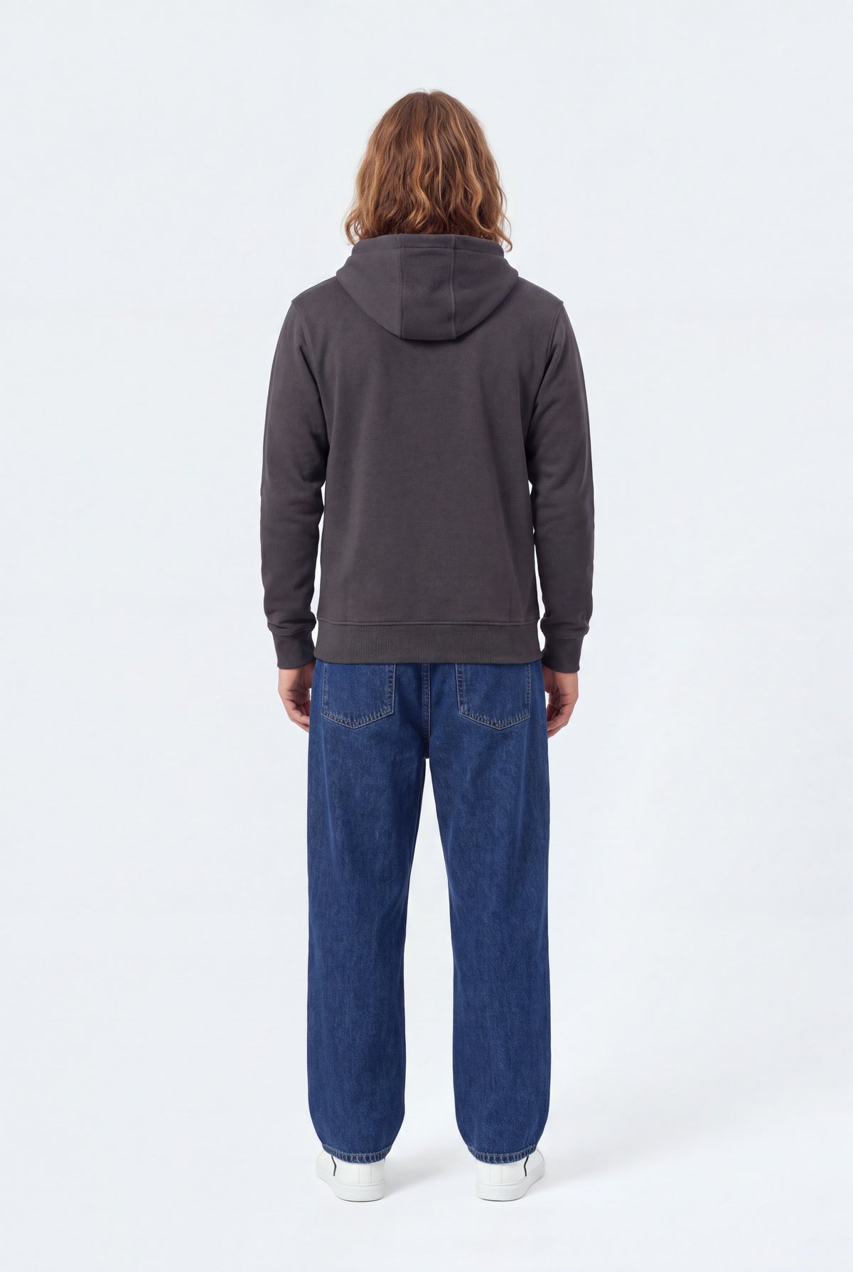 Grey Relaxed Fit Hoodie - Hustle N Holla