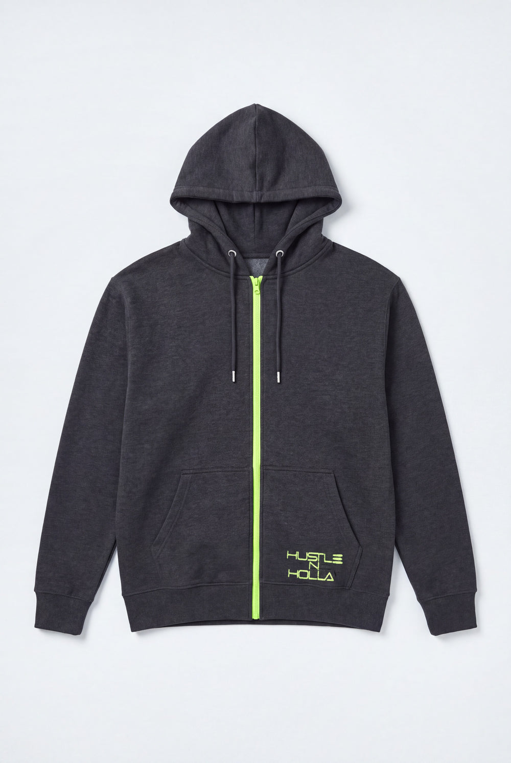 Grey Relaxed Fit Hoodie - Hustle N Holla