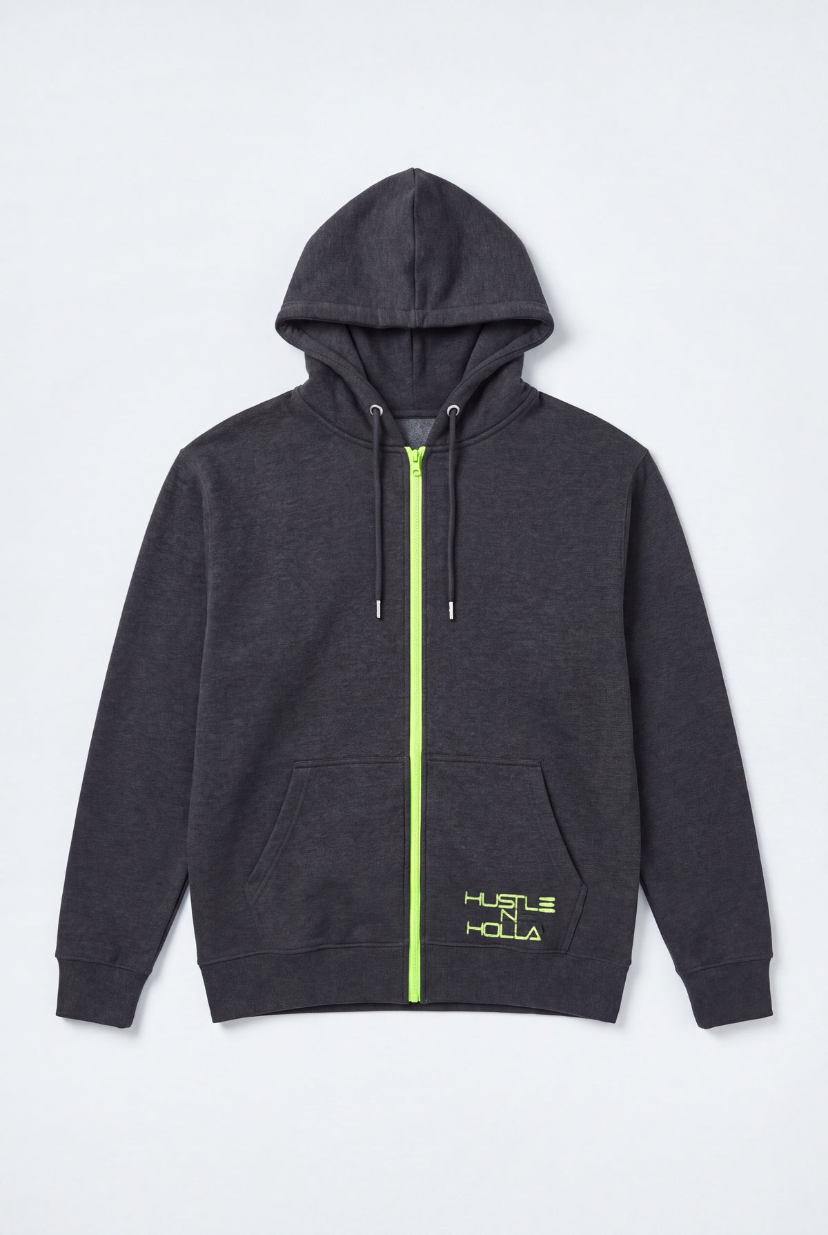 Grey Relaxed Fit Hoodie - Hustle N Holla