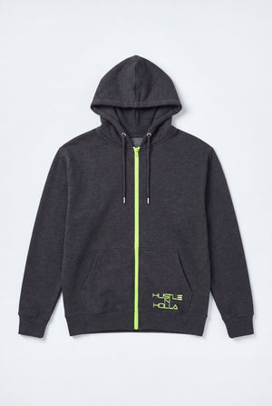 Grey Relaxed Fit Hoodie - Hustle N Holla