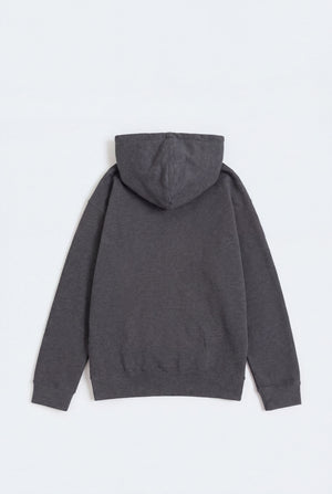 Grey Relaxed Fit Hoodie - Hustle N Holla