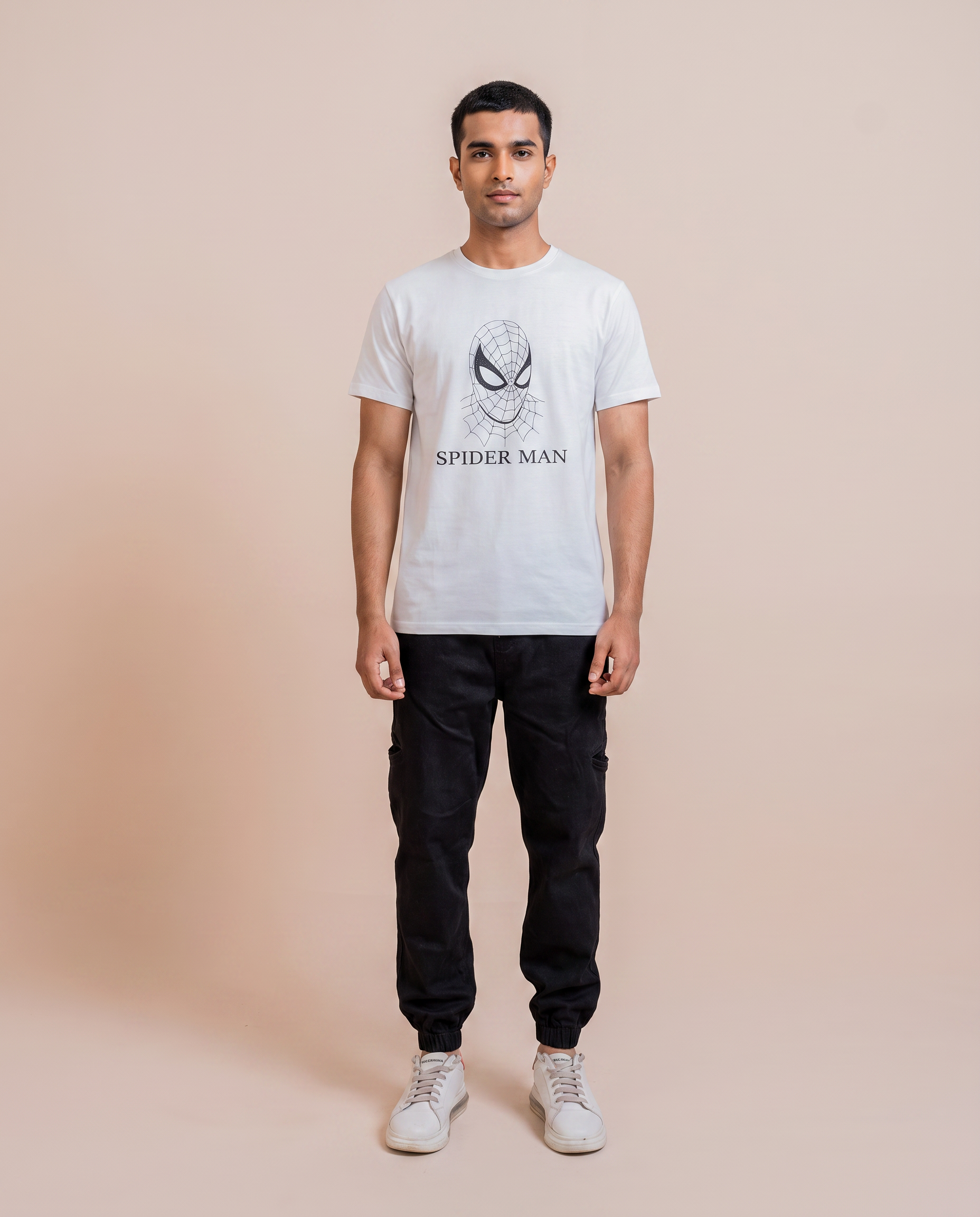 White Graphic T-shirt - Hustle N Holla