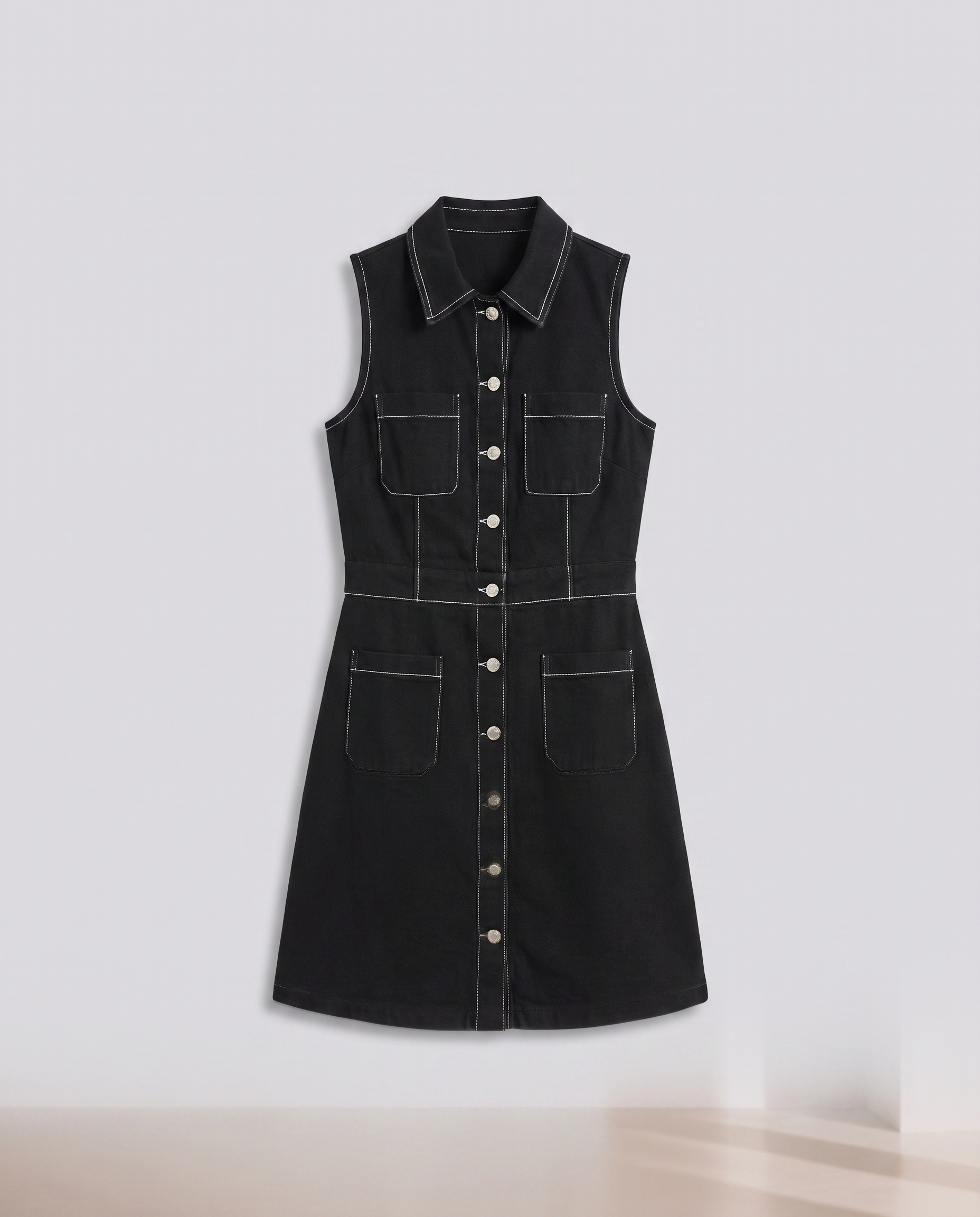 Black Sleeveless Mini Dress - Hustle N Holla