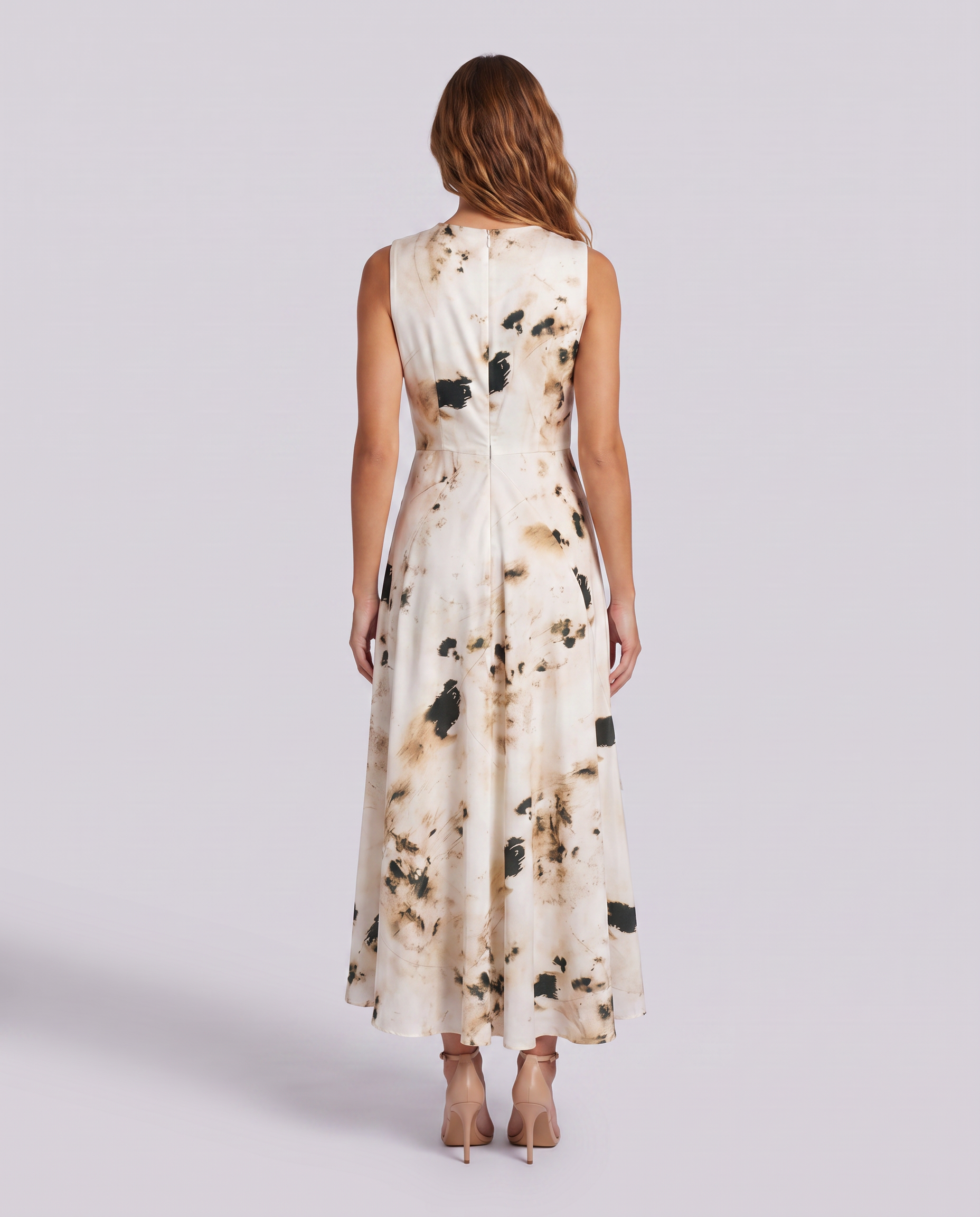 Eggshell White Draped Evening Dress - Hustle N Holla