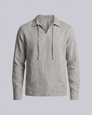 Grey Loose Fit Full Sleeve Shirt - Hustle N Holla