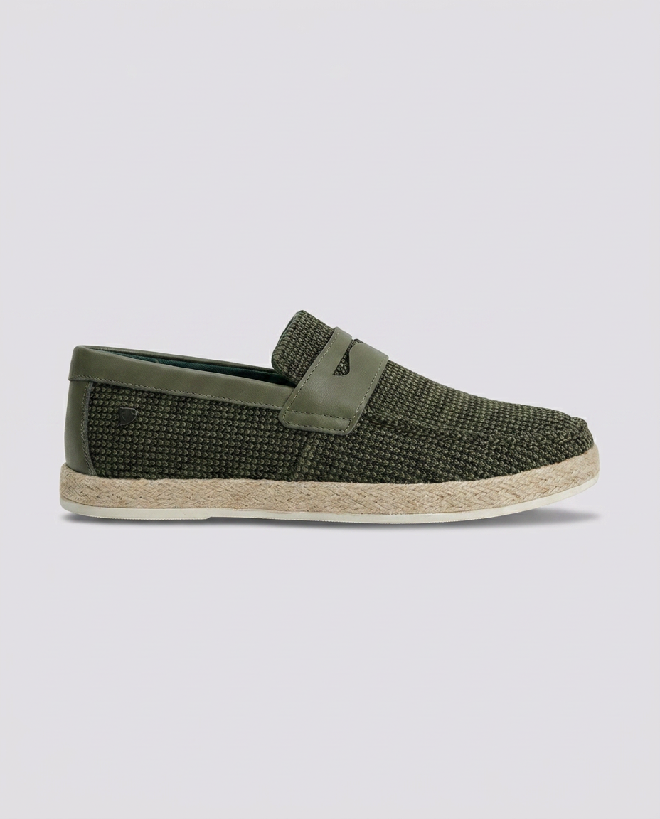 Green Contrast Yacht Loafers - Hustle N Holla