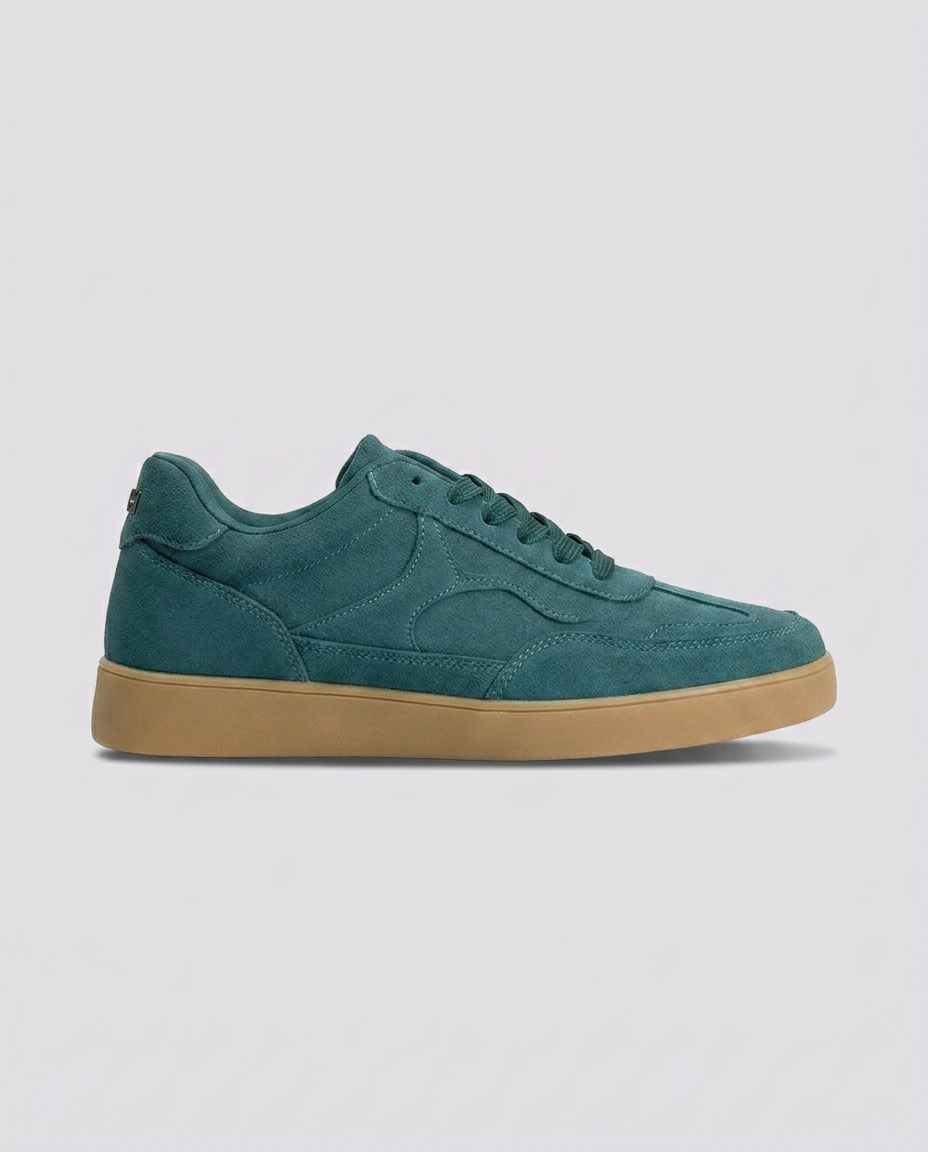 Suede Teal Trainers - Hustle N Holla