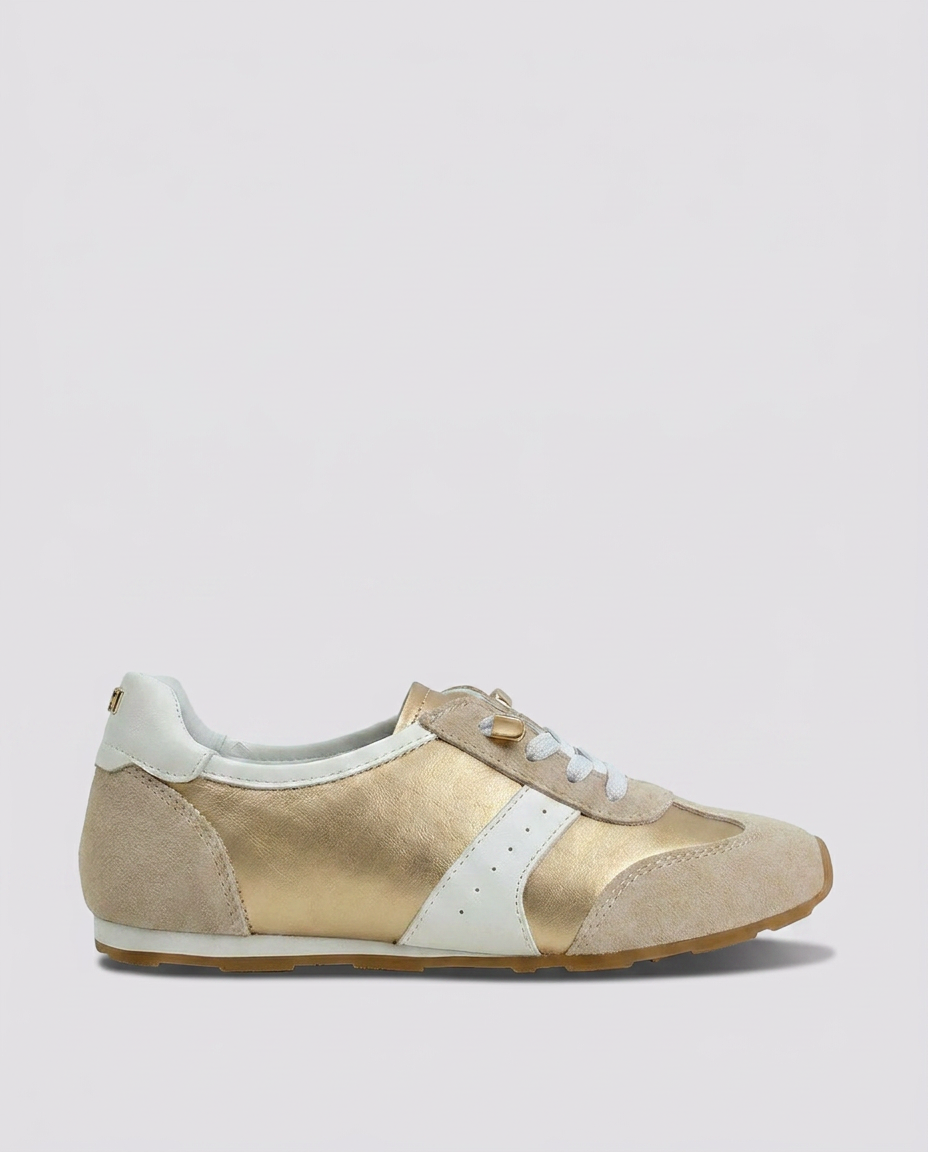 Gold Metallic Trainer Pumps - Hustle N Holla