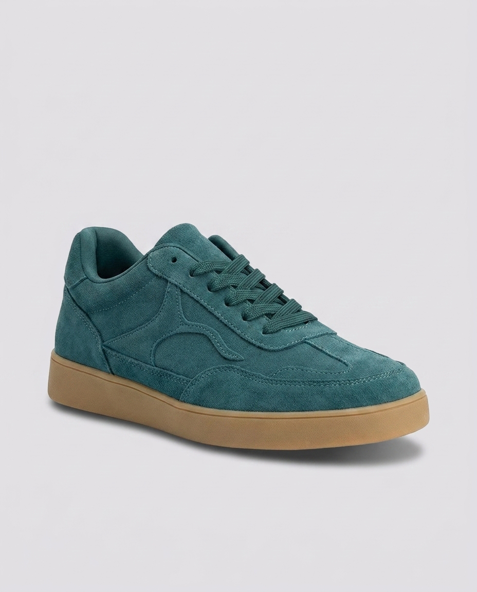 Suede Teal Trainers - Hustle N Holla