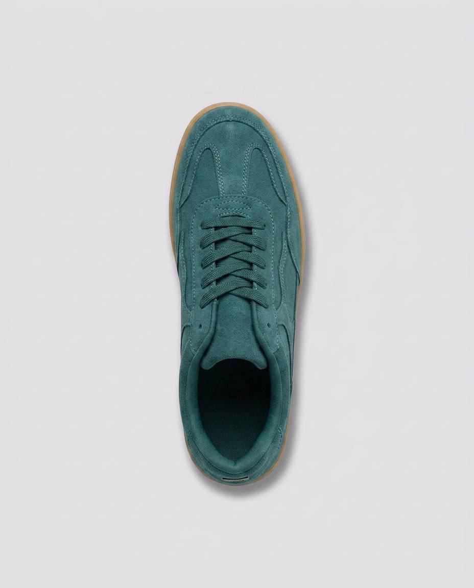 Suede Teal Trainers - Hustle N Holla