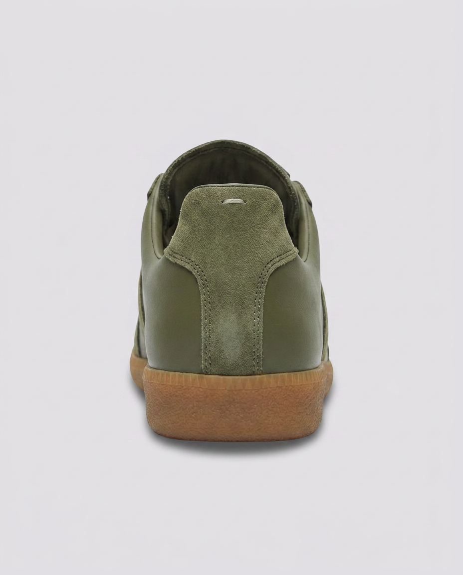 Sage Green Duo Tone Trainers - Hustle N Holla