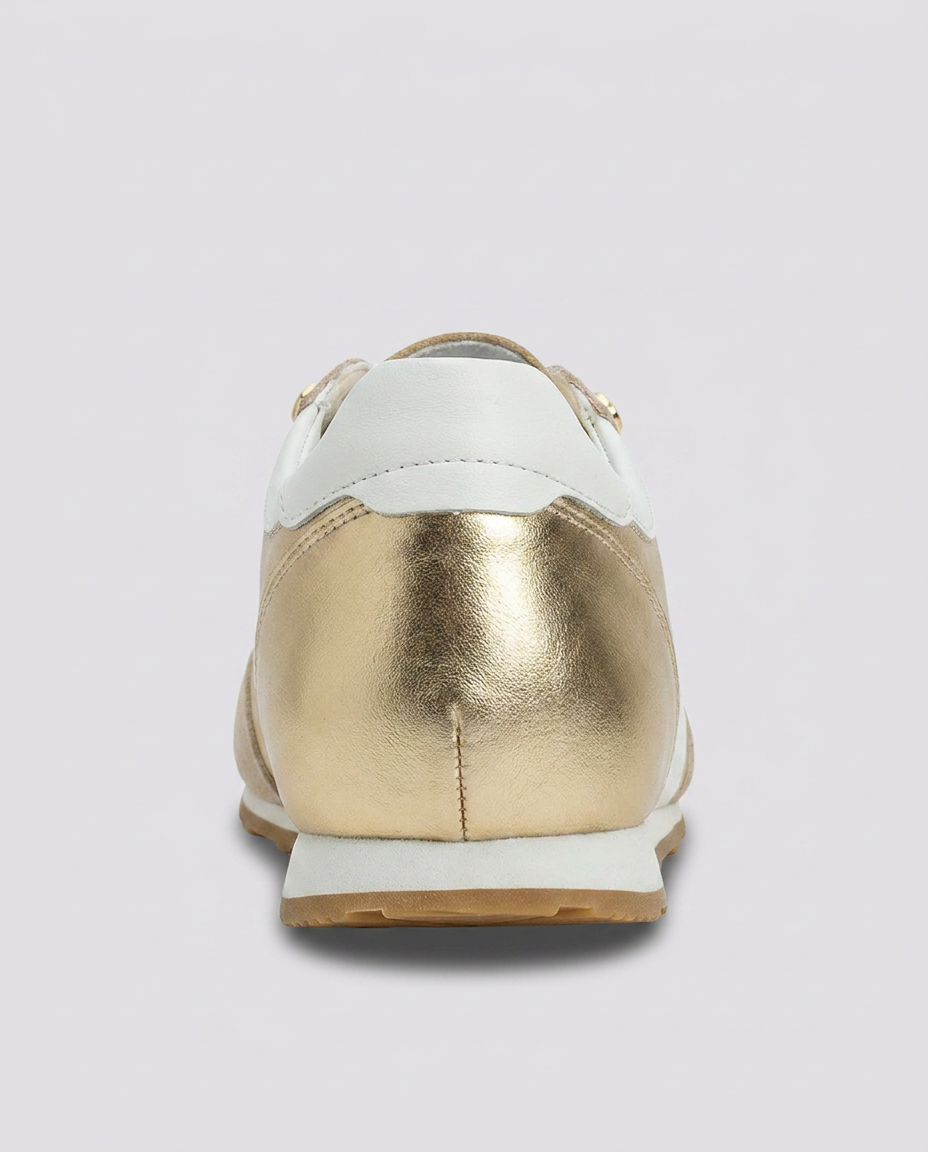 Gold Metallic Trainer Pumps - Hustle N Holla