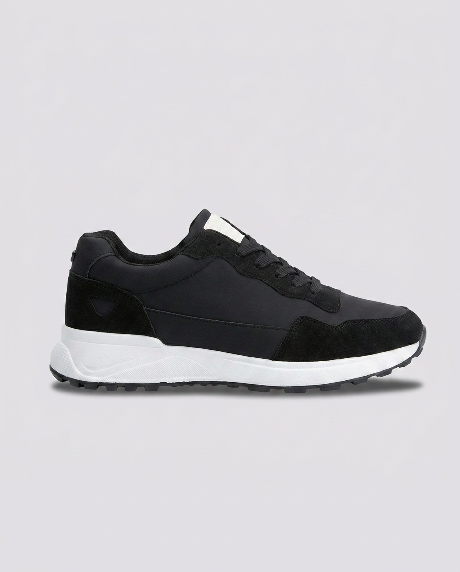 Black Platform Trainers - Hustle N Holla