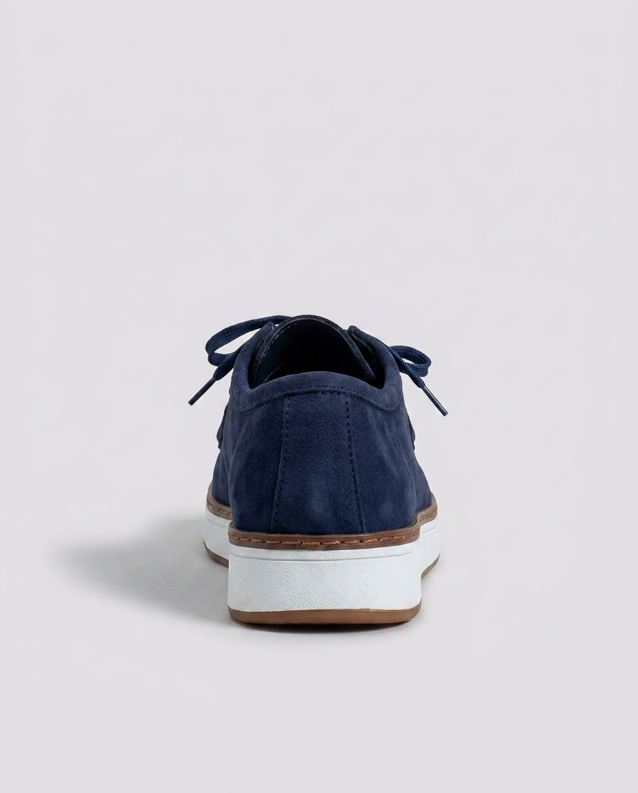 Navy Suede Boat Loafers - Hustle N Holla