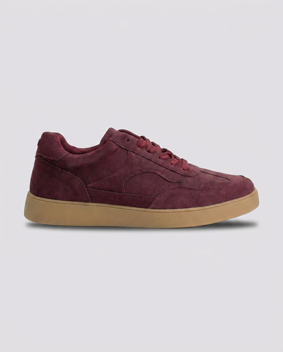 Suede Burgundy Minor Fault Trainers