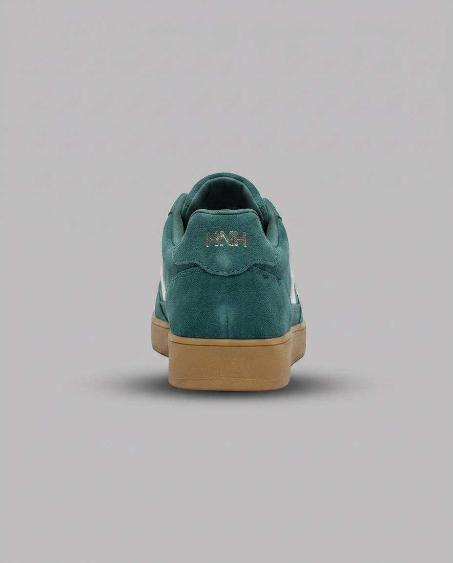 Teal Metallic Accent Trainers - Hustle N Holla