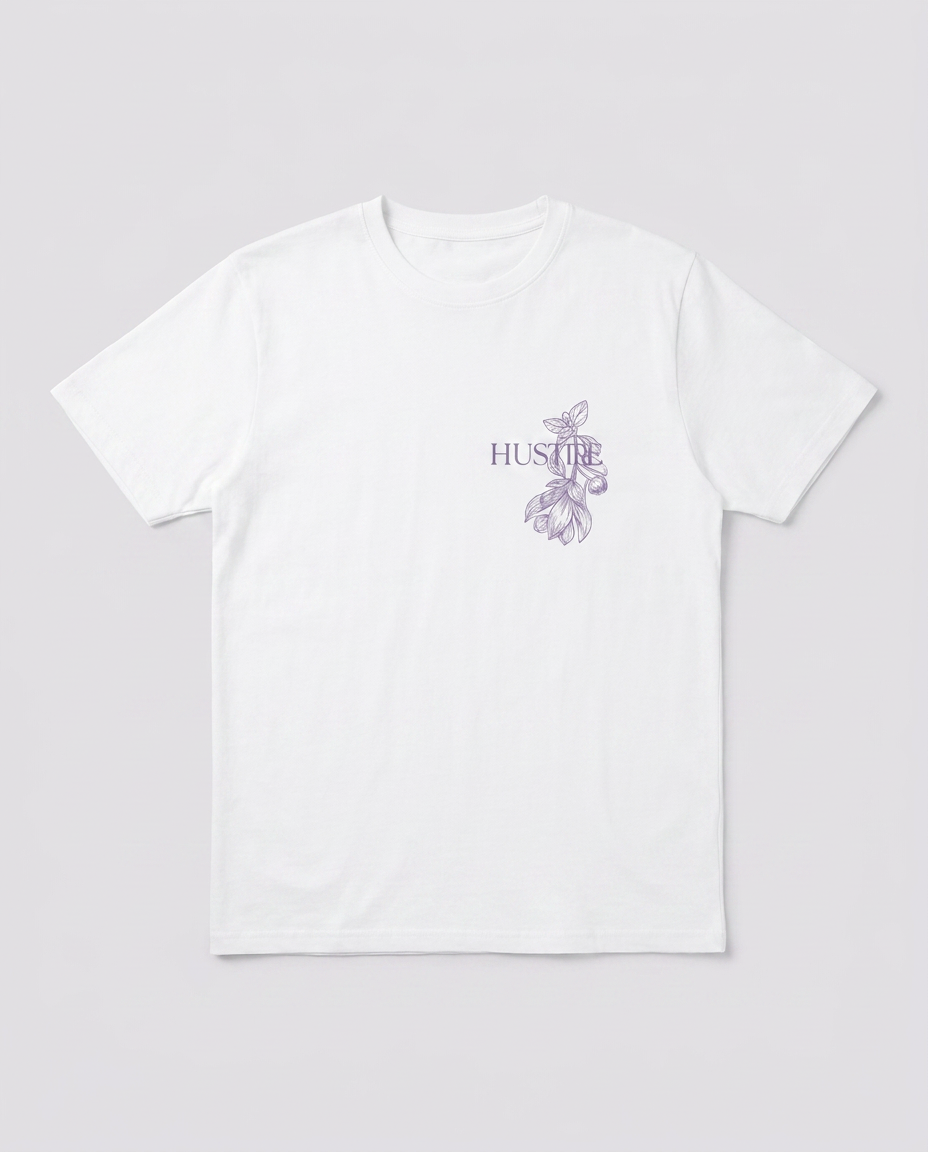 Unisex Graphic White Relaxed Fit T-Shirt - Hustle N Holla