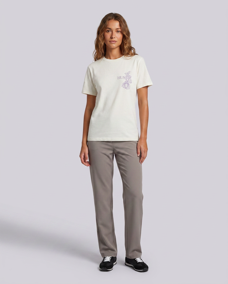 Unisex Graphic White Relaxed Fit T-Shirt - Hustle N Holla