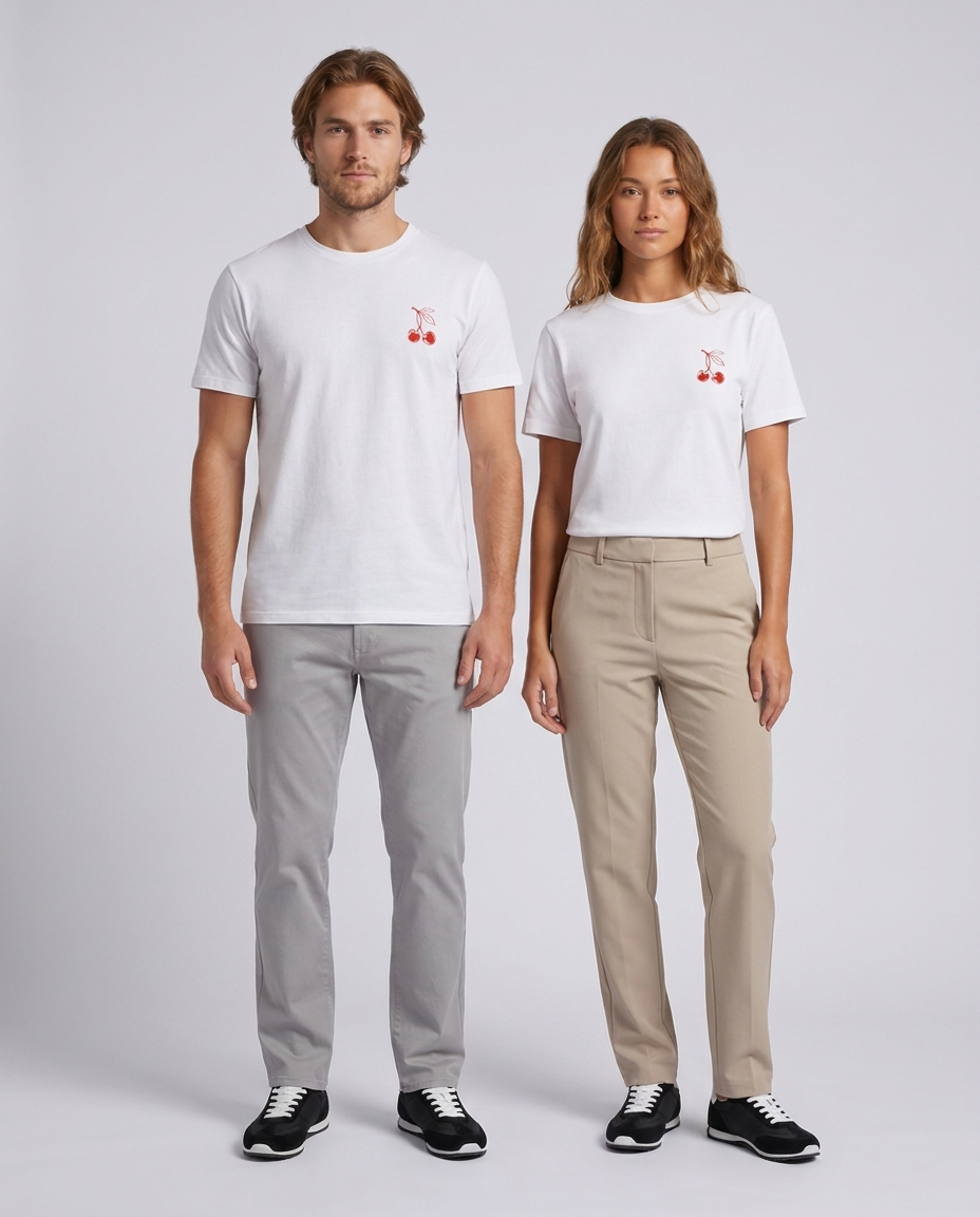 Unisex White Relaxed Fit Graphic T-Shirt - Hustle N Holla