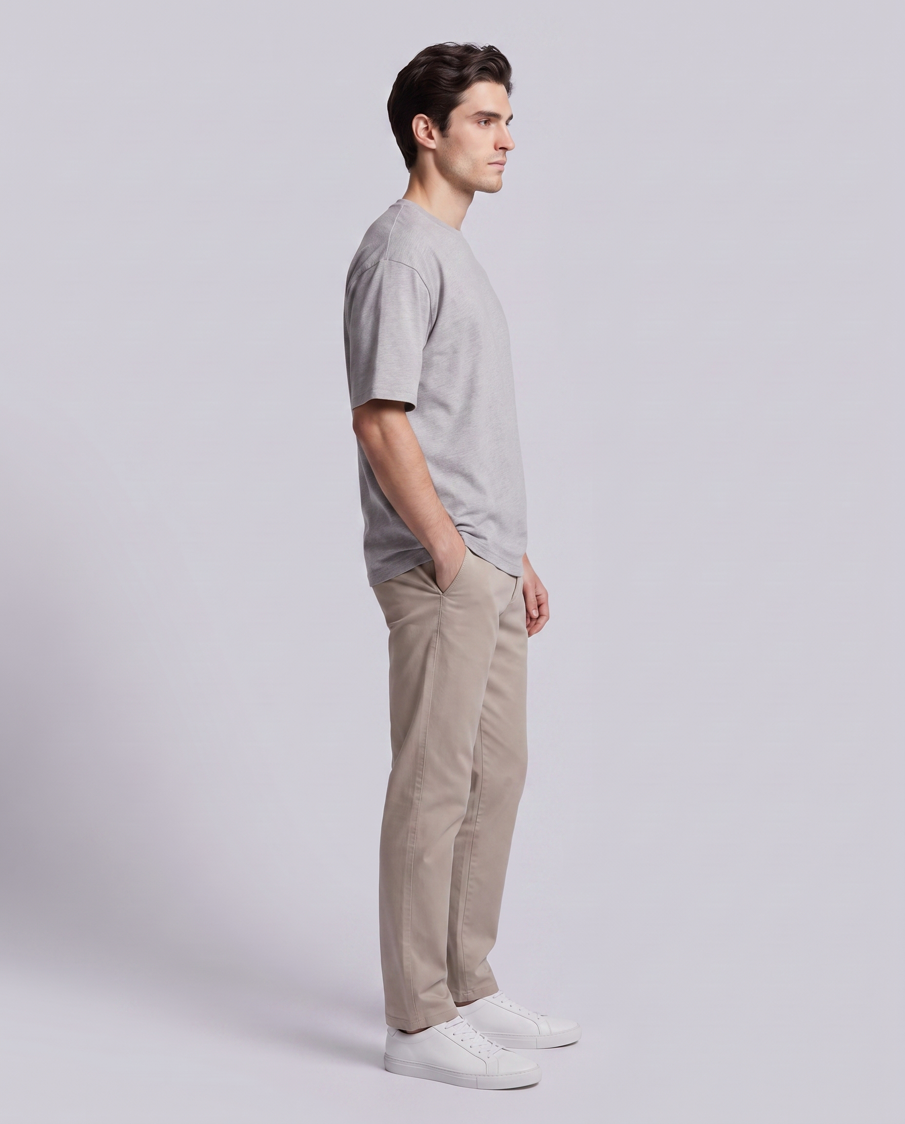 Grey Oversized Basic T-Shirt - Hustle N Holla