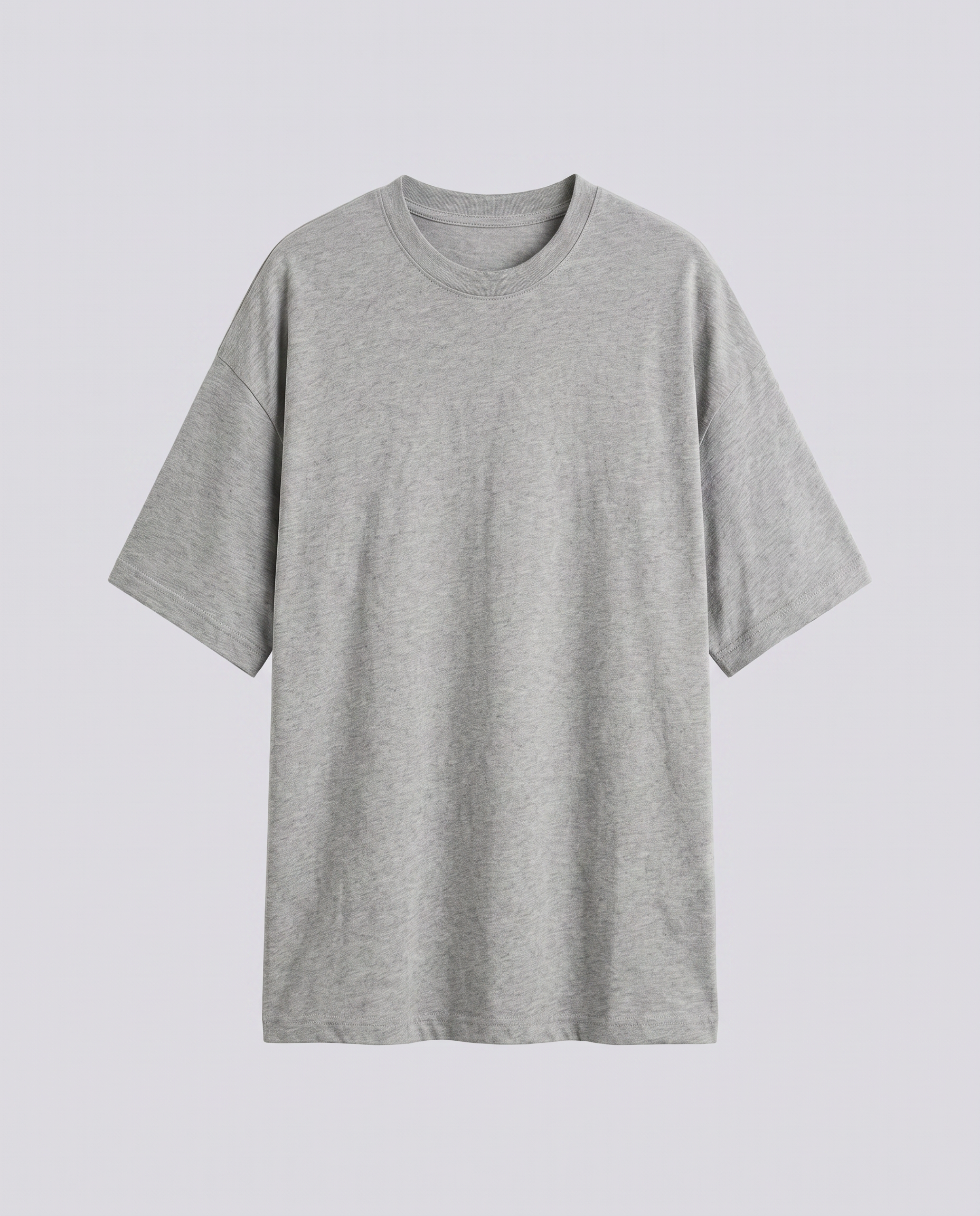 Grey Oversized Basic T-Shirt - Hustle N Holla