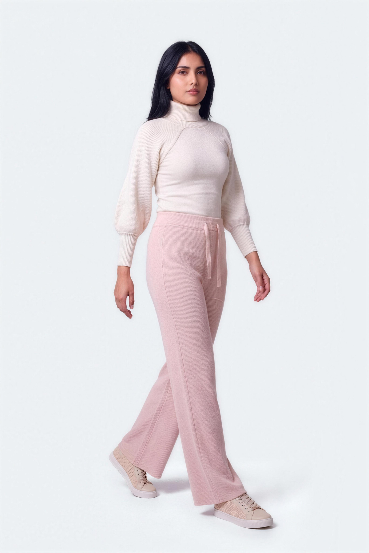 OFF White Puff Sleeves Sweater - Hustle N Holla