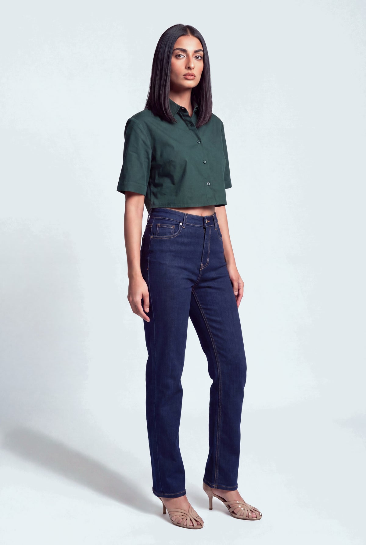 Indigo Blue Straight Jeans - Hustle N Holla