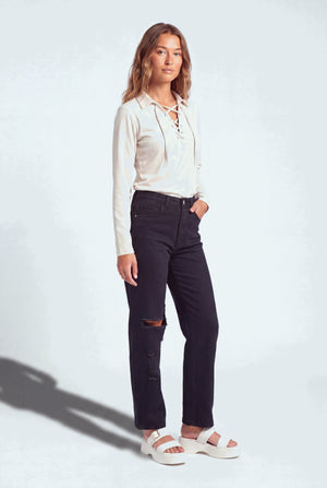 Juniper Lightwash Jeans - Hustle N Holla