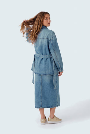 Knot-up Blue Jacket - Hustle N Holla