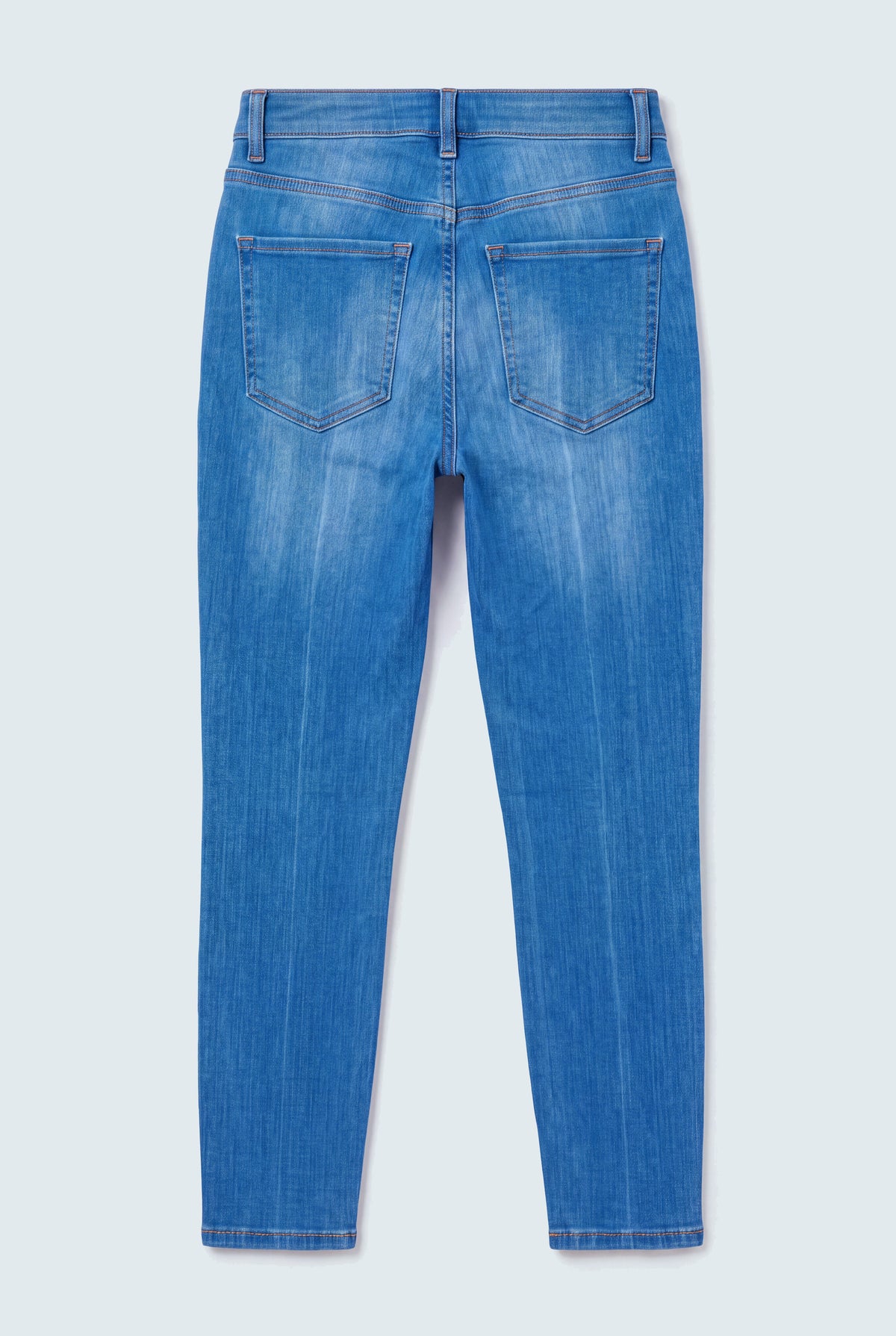 Light Blue Super High Rise Skinny Jeans - Hustle N Holla