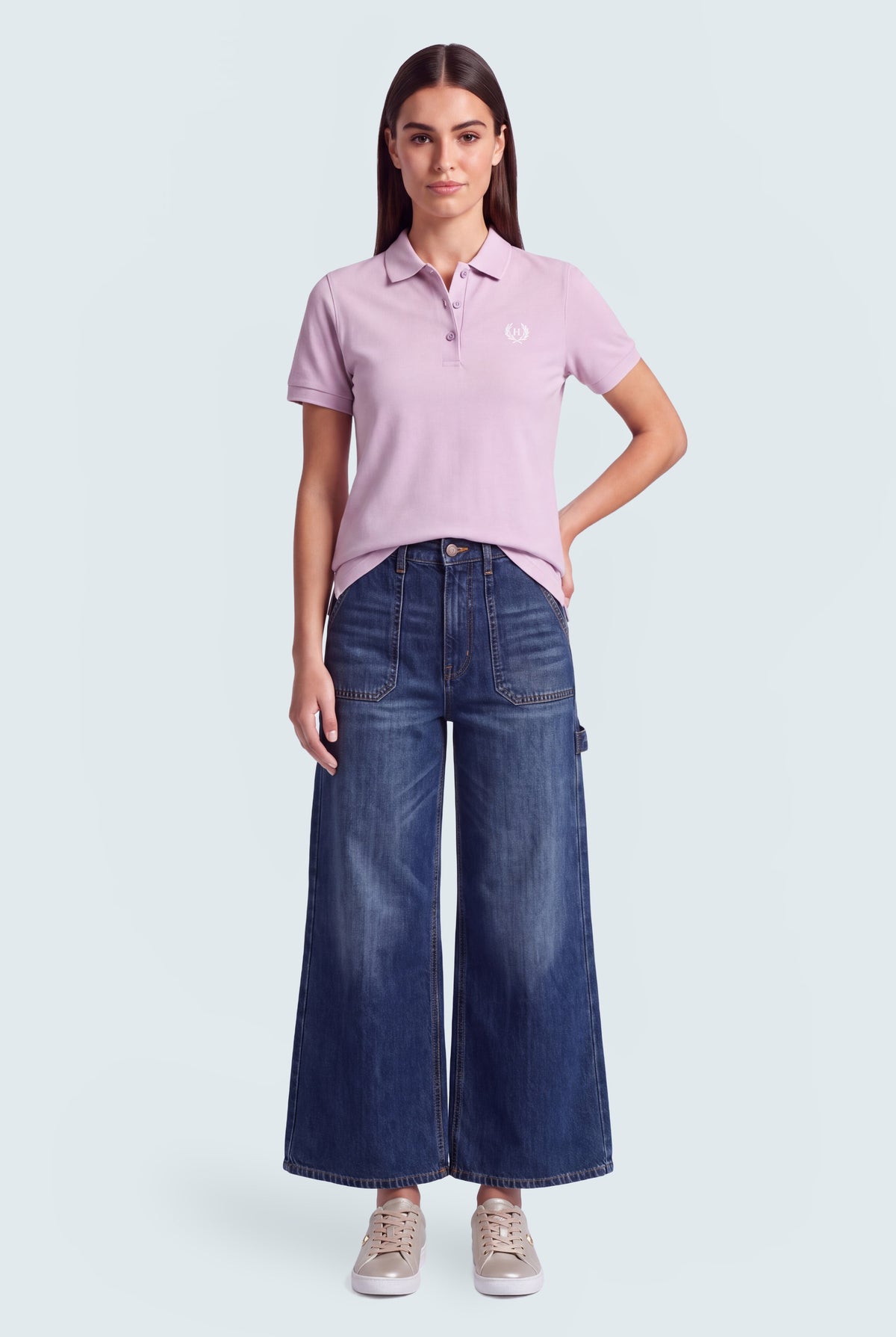 Lilac Regular Fit Polo Shirt - Hustle N Holla