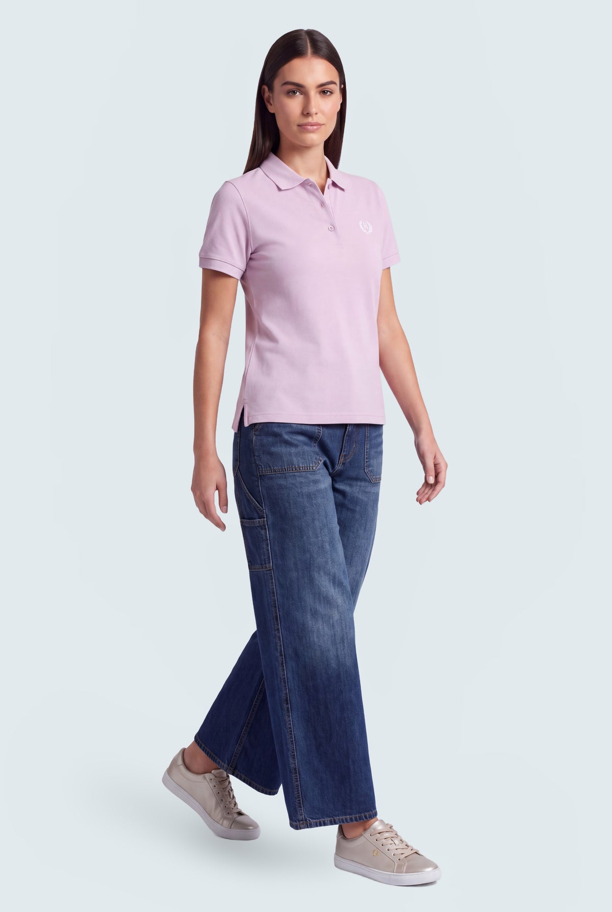 Lilac Regular Fit Polo Shirt - Hustle N Holla