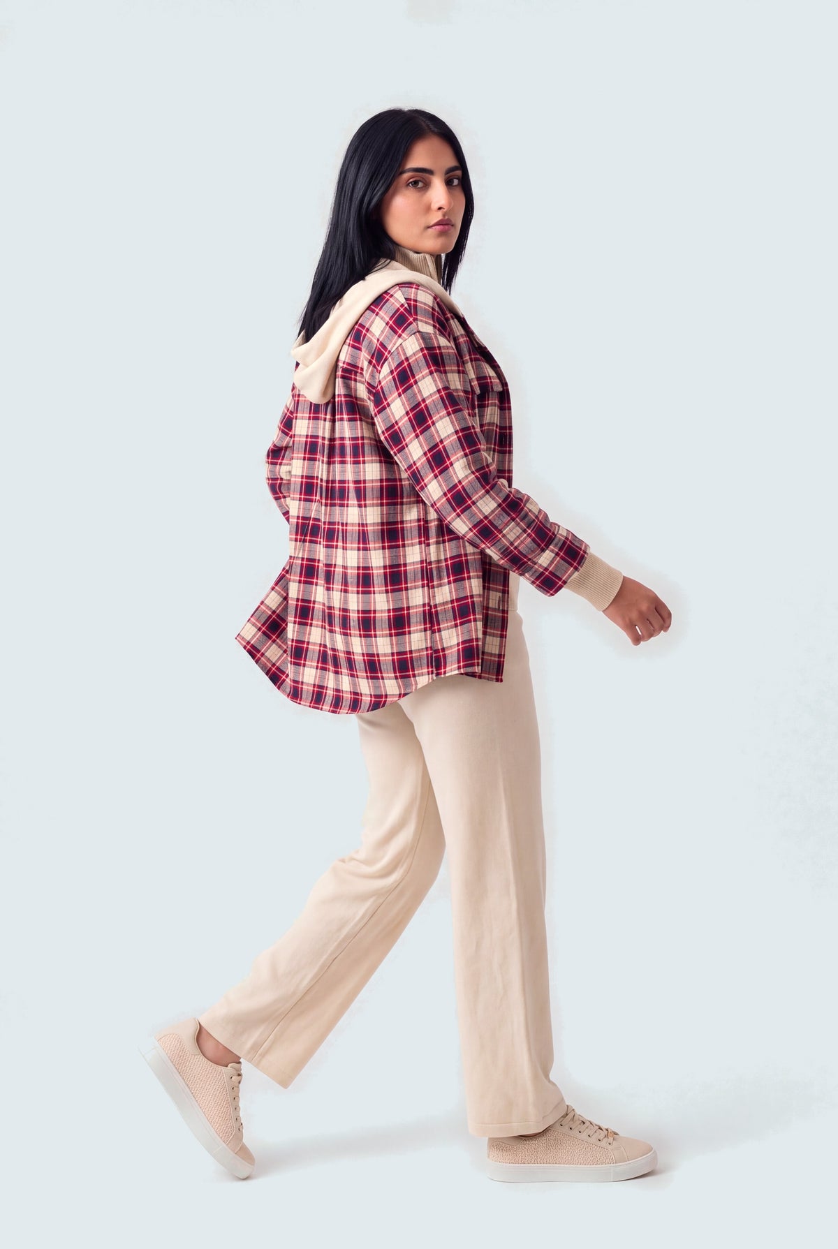 Multi Colored Oversized Fit Flannel Shirt - Hustle N Holla